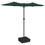 Vidaxl Parasol Double střecha 316x240 cm zelená