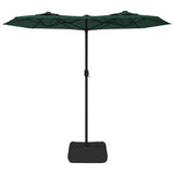 Vidaxl Parasol Double střecha 316x240 cm zelená