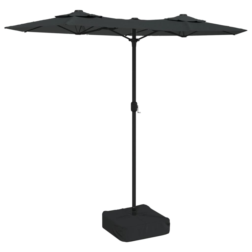 Vidaxl Parasol Double střecha 316x240 cm antracite -colored