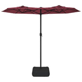 Vidaxl Parasol Double 316x240 cm Bordeaux Red