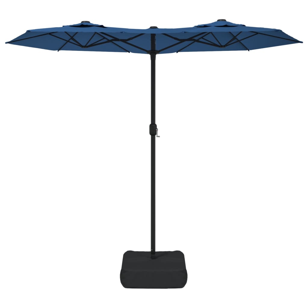 Vidaxl Parasol Double střecha 316x240 cm Azure Blue
