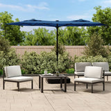 Vidaxl Parasol Double střecha 316x240 cm Azure Blue