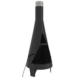 Zahradní kamna Vidaxl s poker 45x45x122 cm Steel
