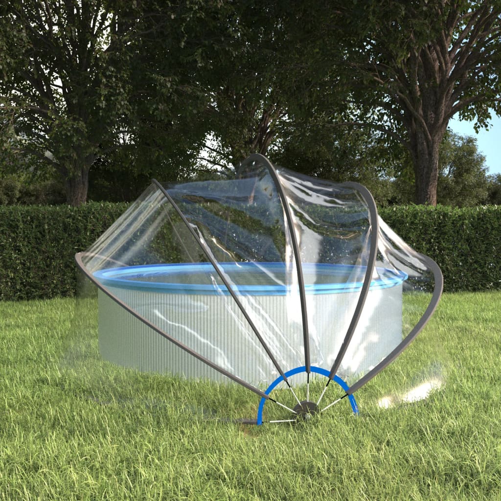 Vidaxl Schwimmbaddach um 376 x 188 cm PVC