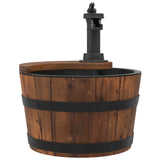 Vidaxl Waterfontein mit Pumpe 28x28x34,5 cm Festkieferholz