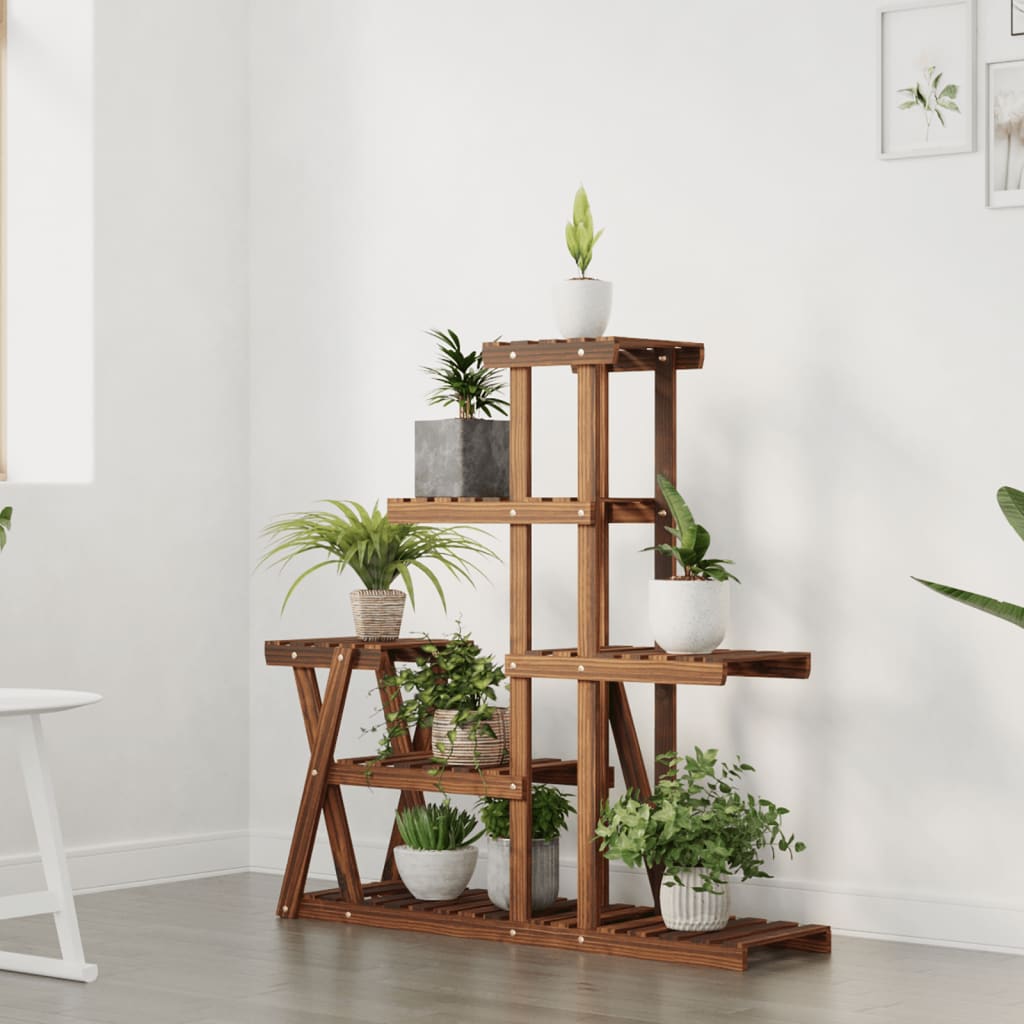 Vidaxl Plant Standard 95x25x96 cm Solid Pinewood