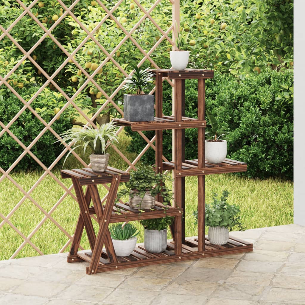 Vidaxl Plant Standard 95x25x96 cm Solid Pinewood