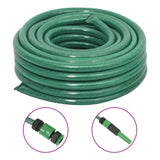 Vidaxl Garden Manguera con juego de embrague 0.75 '' 50 M PVC Green