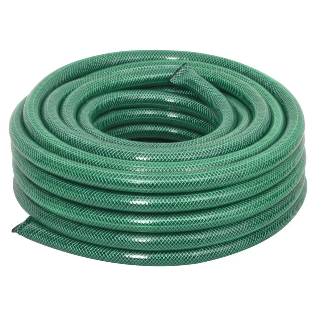 Vidaxl Garden Manguera con juego de embrague 0.75 '' 50 M PVC Green