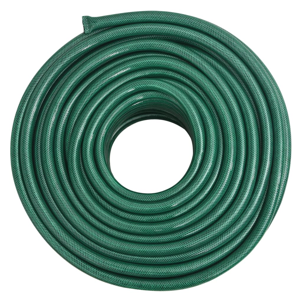 Vidaxl vrtna cev 1 '' '30 m PVC zelena