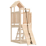 Vidaxl Speelhuis with climbing wall Solid pine