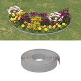 Vidaxl Gaart Kante 2 PC 10 m 10 cm Polyethylen Grey
