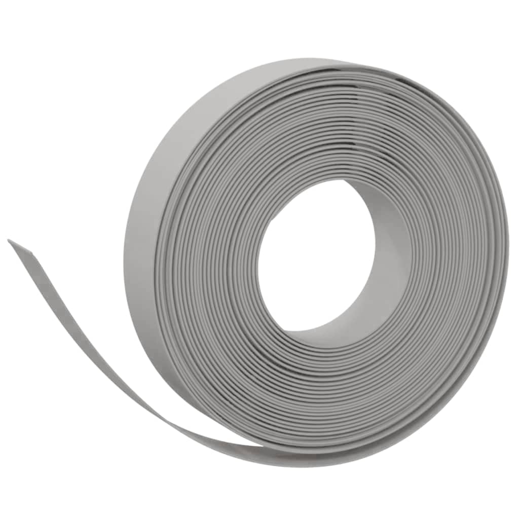 Vidaxl Garden Edges 3 st 10 m 10 cm polyetengrå