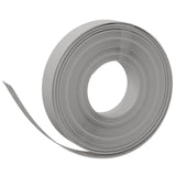 Vidaxl Garden Edges 3 st 10 m 10 cm polyetengrå