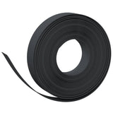 Vidaxl Gaart Kante 2 PCs 10 m 10 cm Polyethylen schwaarz