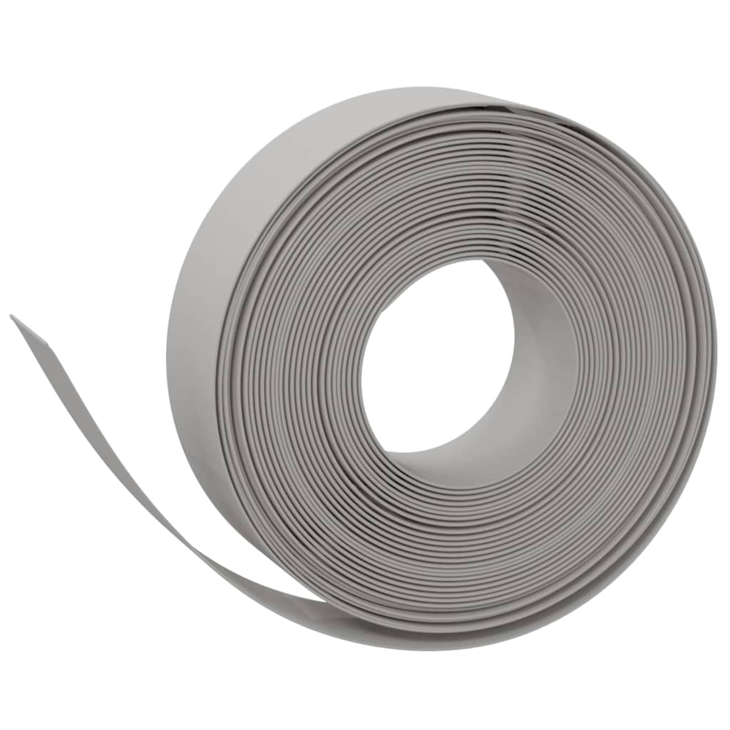 Vidaxl Garden Edges 3 st 10 m 15 cm polyetengrå