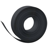 Bordes de jardín Vidaxl 4 ST 10 m 15 cm de polietileno negro