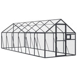 Vidaxl Aviary 1.79x6x1.85 m Aluminium Antracit Farvet