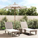 Vidaxl parasol s dřevěným pólem 196x231 cm pískově zbarvený