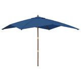 Vidaxl parkols mat hëlze Pole 300x300X273 cm azure blo