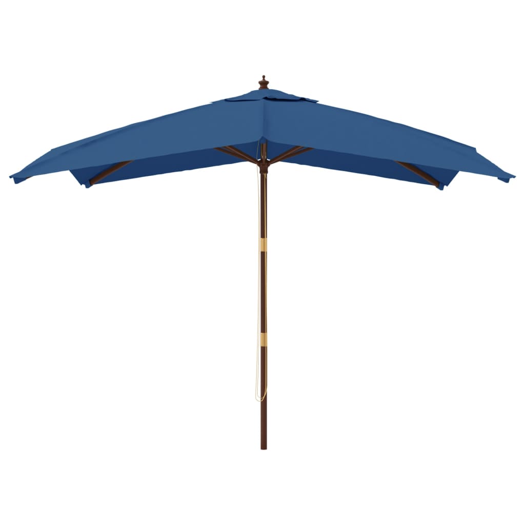 Vidaxl parkols mat hëlze Pole 300x300X273 cm azure blo