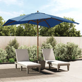 Vidaxl parkols mat hëlze Pole 300x300X273 cm azure blo