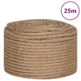 Vidaxl rope 25 m long 10 mm thick jute