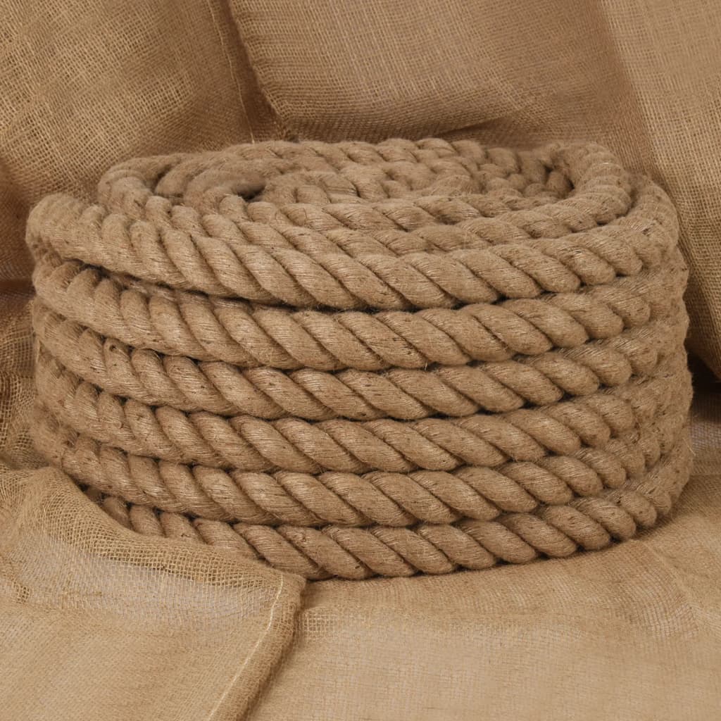 Vidaxl rep 10 m lång 40 mm tjock jute