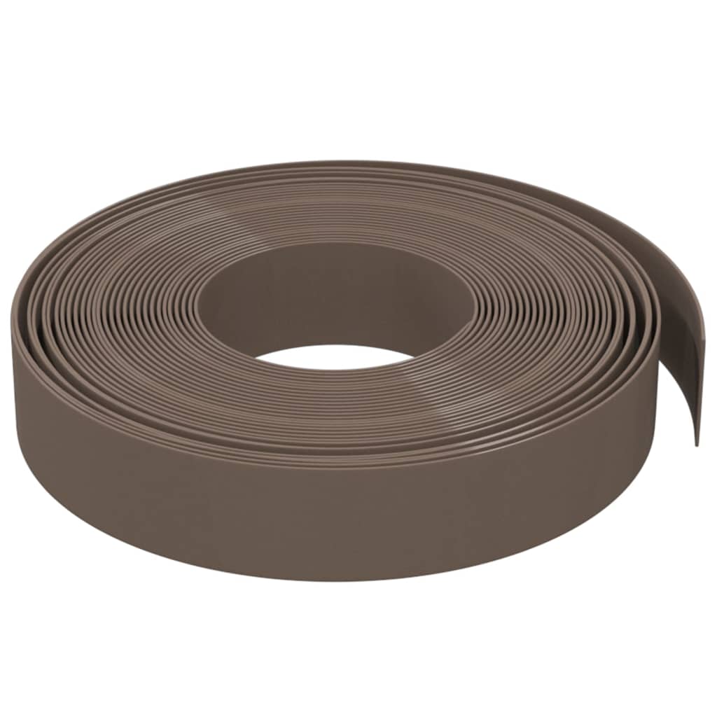 Vidaxl Garden Bire 10 m 10 cm Polyethylene Brown