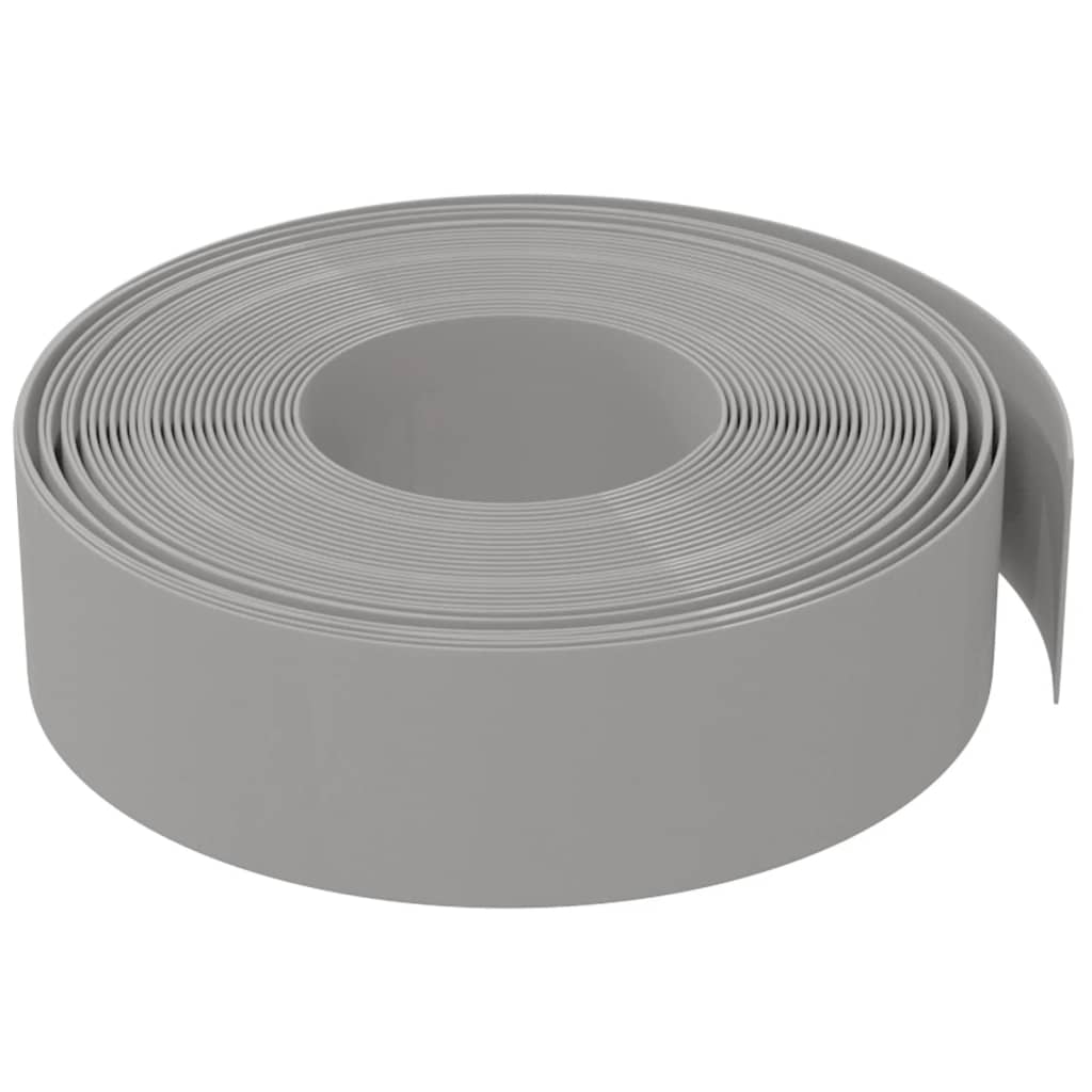 Vidaxl Garden Bire 10 m 15 cm polyetengrå