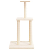 Vidaxl -Katzenmöbel mit Sisal -Kratzerpfosten 85,5 cm Creme -Colored