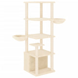 Vidaxl Cat Furniture con graffi di sisal 147 cm crema