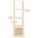 Vidaxl Cat Furniture con graffi di sisal 147 cm crema