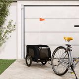 Vidaxl Dog Bike Trailer Oxford Fabric und Eisenschwarz