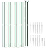 Vidaxl Gaashek with ground anchors 2x25 m green