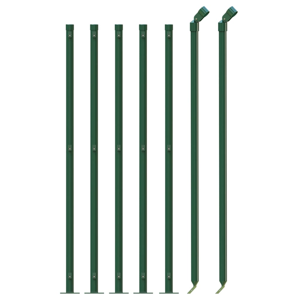 Vidaxl Gaashek with flange 1.1x10 m green