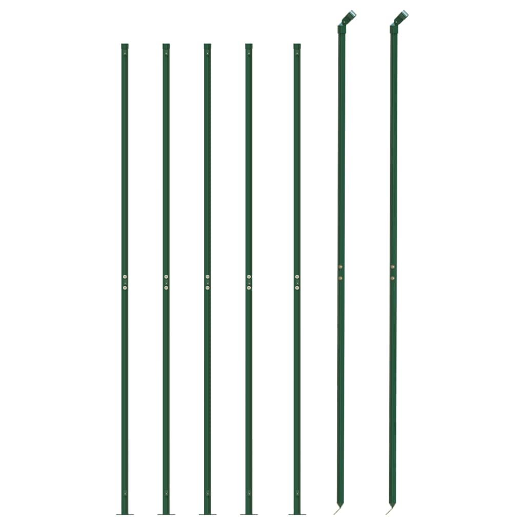 Vidaxl Gaashek with flens 2.2x10 m green