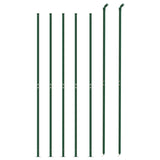 Vidaxl Gaashek with flens 2.2x10 m green