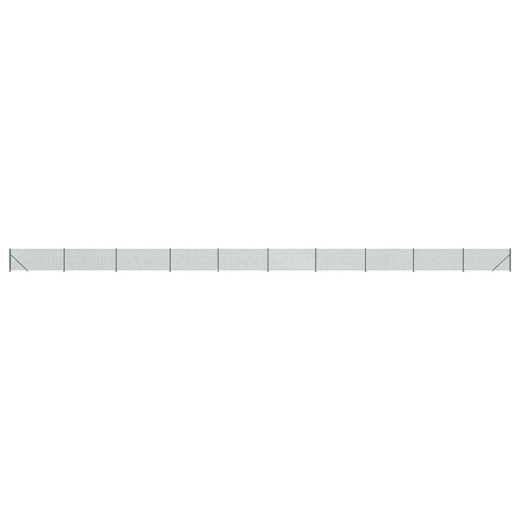 Vidaxl Gaashek with flens 1x25 m green