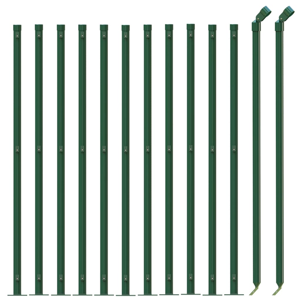 Vidaxl Gaashek with flens 1x25 m green