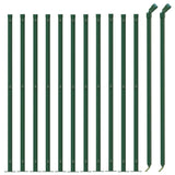 Vidaxl gaashek z kołnierzem 1.1x25 m zielonym