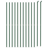 Vidaxl Gaashek with flange 1.4x25 m green