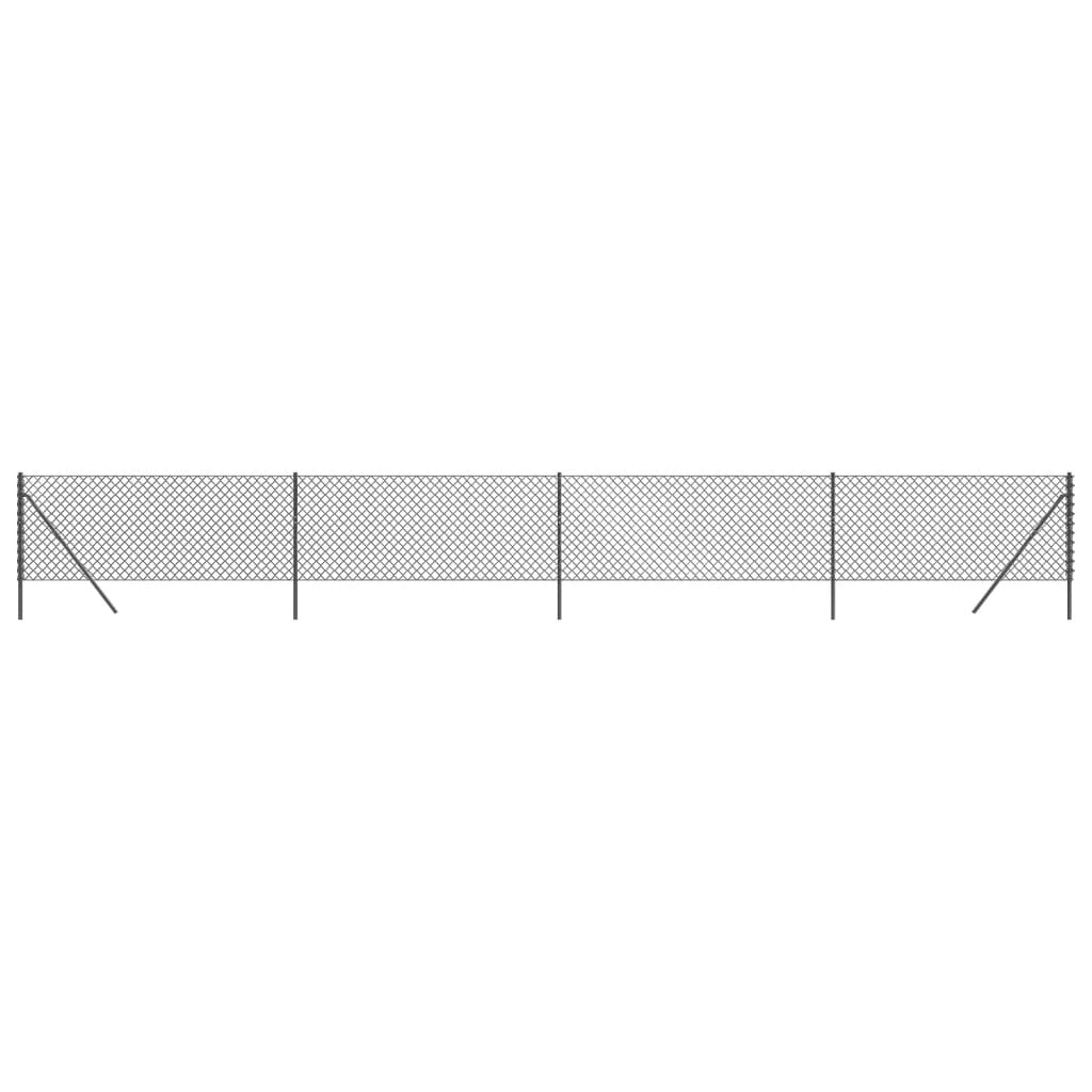 Vidaxl Gaashek 0,8x10 M Anthracite -färgad
