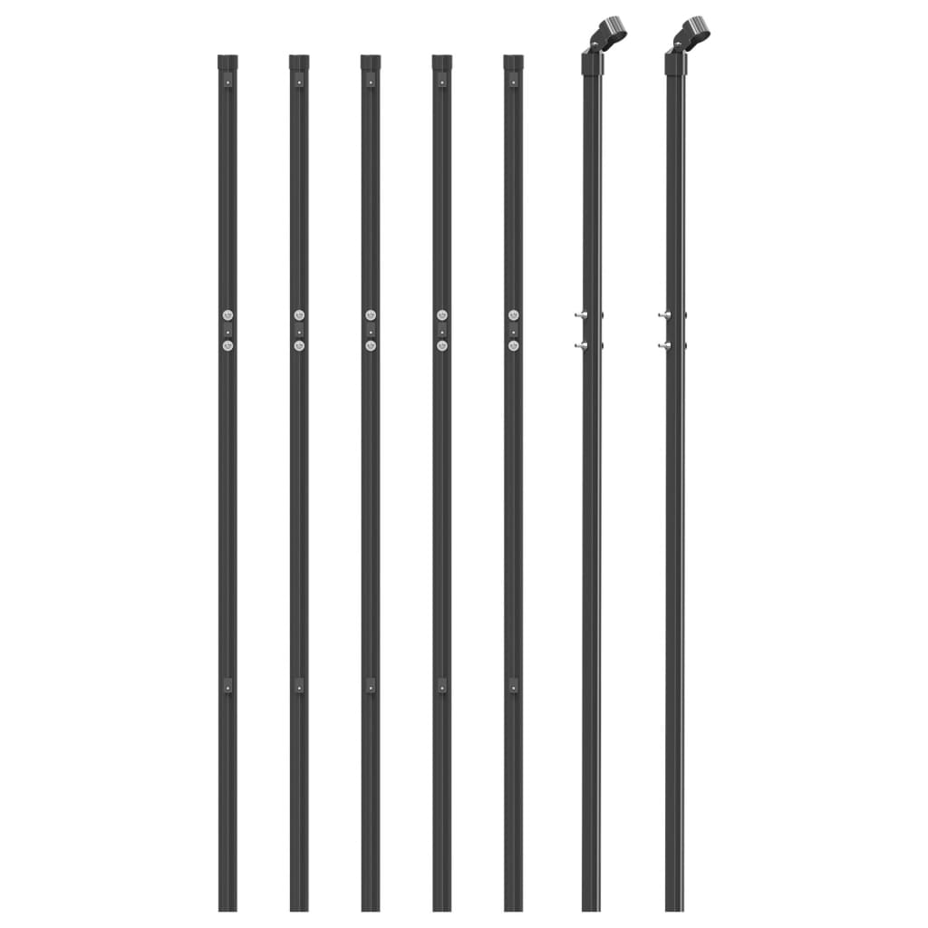 Vidaxl Gaashek 0,8x10 M Anthracite -färgad