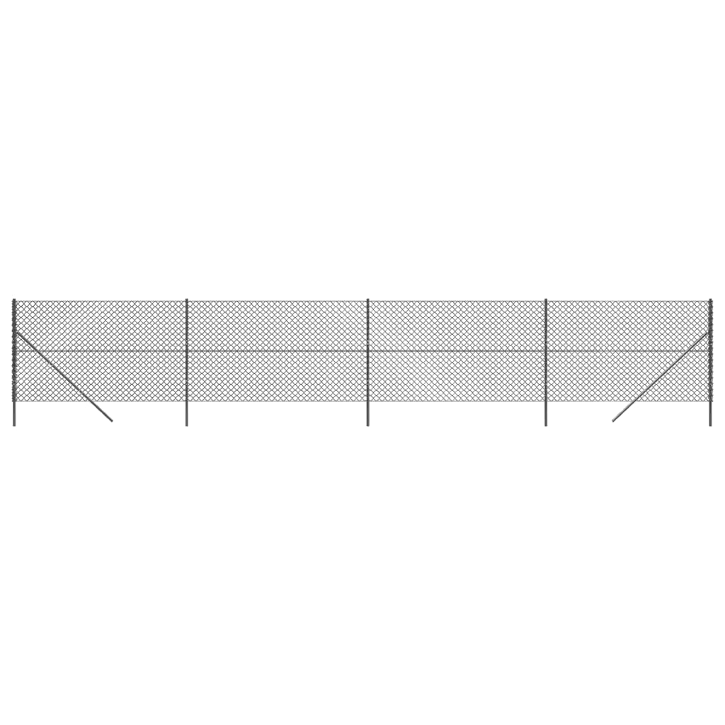VidaXL mesh fence 2x10 m anthracite colored