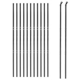 Vidaxl Gaashek 1,6x25 m antracit -barvan