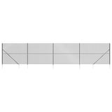 Vidaxl Mesh -staket med markförankringar 2x10 M Anthracite -färgad