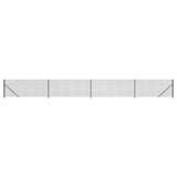 VidaXL mesh fence with flens 1x10 m anthracite -colored