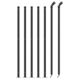 Vidaxl Mesh -staket med fläns 1.1x10 M Anthracite -färgad