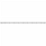 Vidaxl mesh fence with flens 1x25 m anthracite -colored